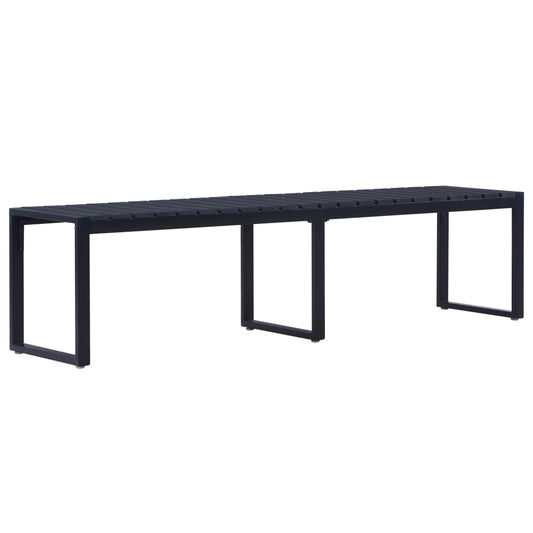 Havebænk 180 cm PS Tallerken Sort