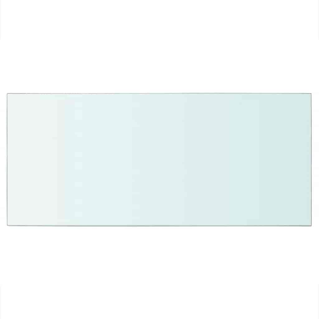Regalböden 2 Stk. Glas Transparent 50x25 cm