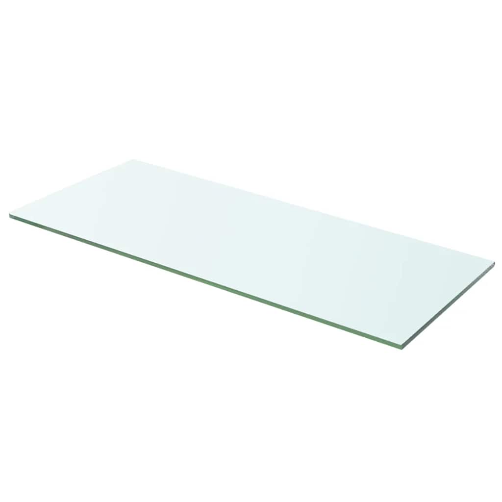Regalböden 2 Stk. Glas Transparent 60x20 cm