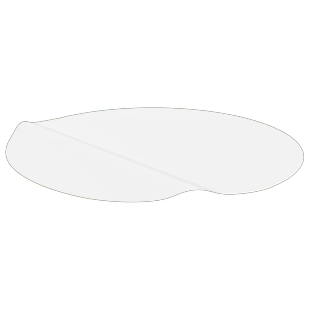 Tischfolie Transparent Ø 90 cm 1,6 mm PVC