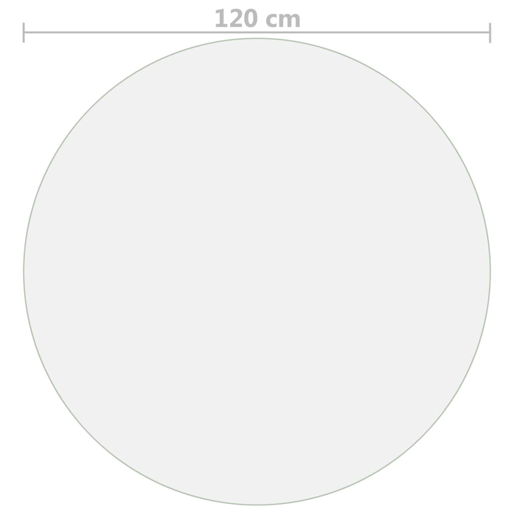 Tischfolie Matt Ø 120 cm 1,6 mm PVC