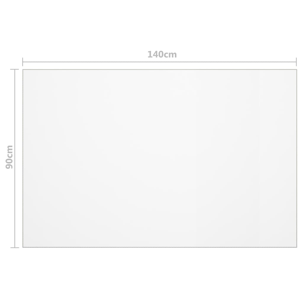 Tischfolie Transparent 140x90 cm 1,6 mm PVC