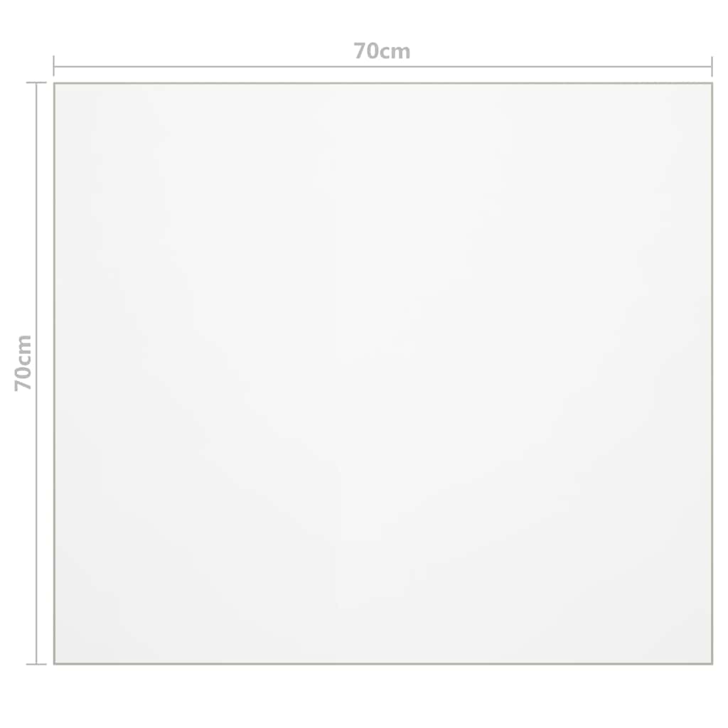 Tischfolie Matt 70x70 cm 1,6 mm PVC