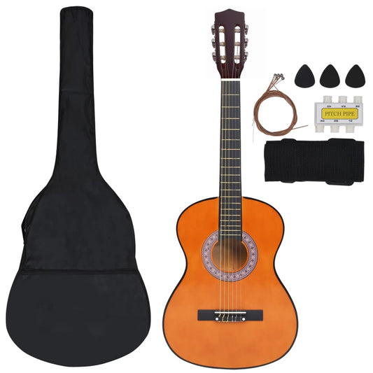 8-tlg. Klassikgitarren-Set für Anfänger 3/4 36"