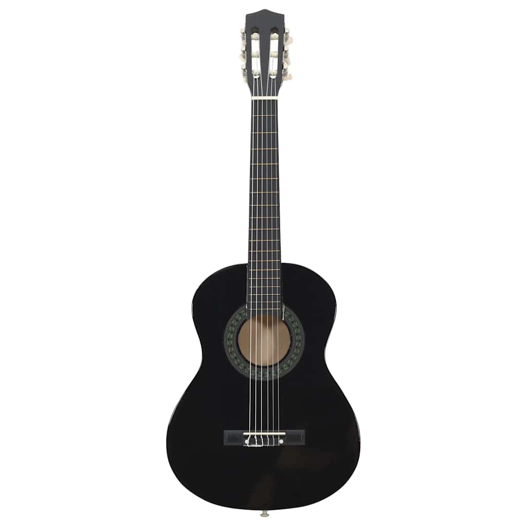 Klassikgitarre für Anfänger und Kinder Schwarz 1/2 34"