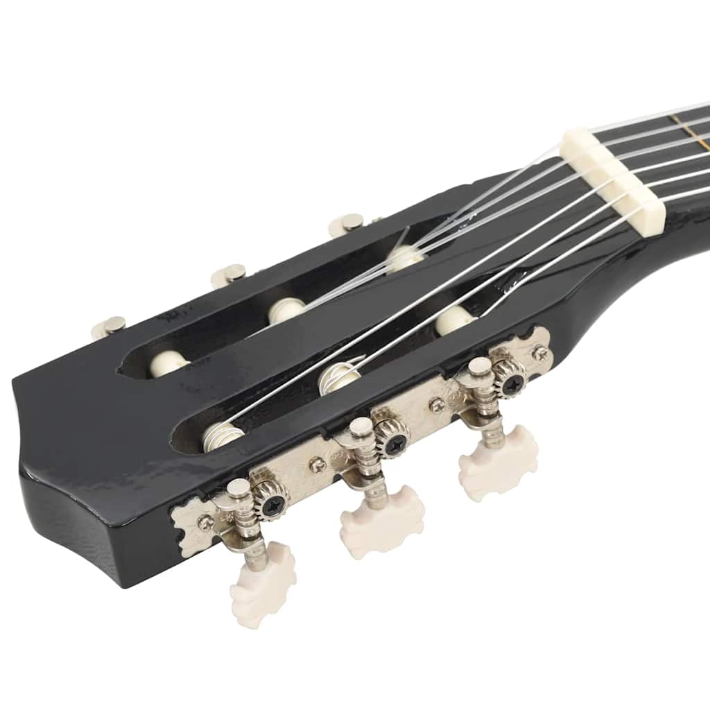 Klassikgitarre für Anfänger und Kinder Schwarz 1/2 34"