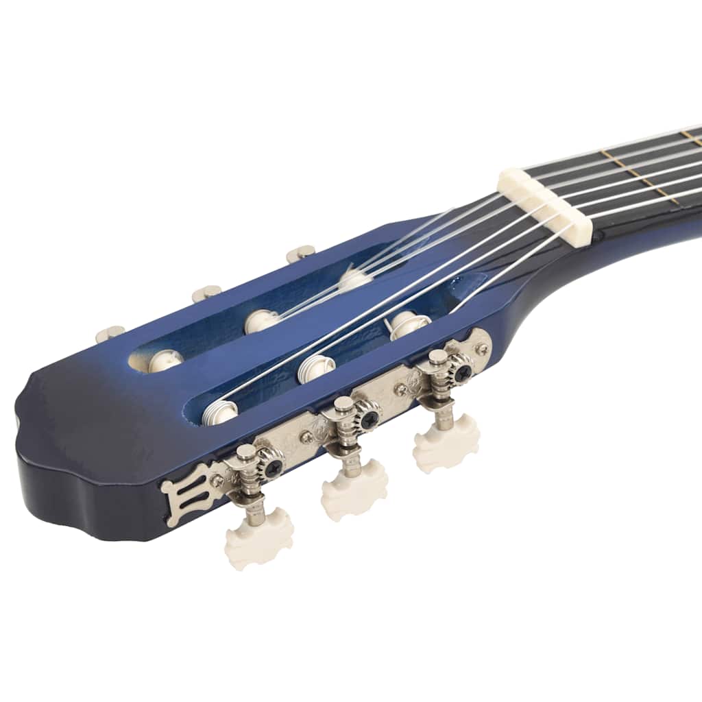 Westerngitarre Cutaway mit Equalizer und 6 Saiten Blau