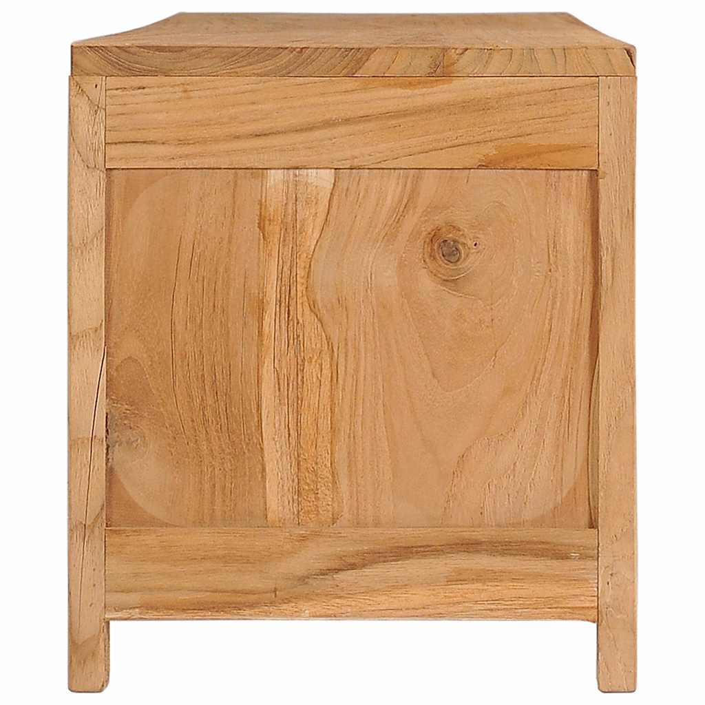 TV-Schrank 135x30x35 cm Massivholz Teak