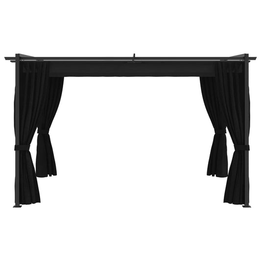 Pavillon 4 x 3 m Anthrazit