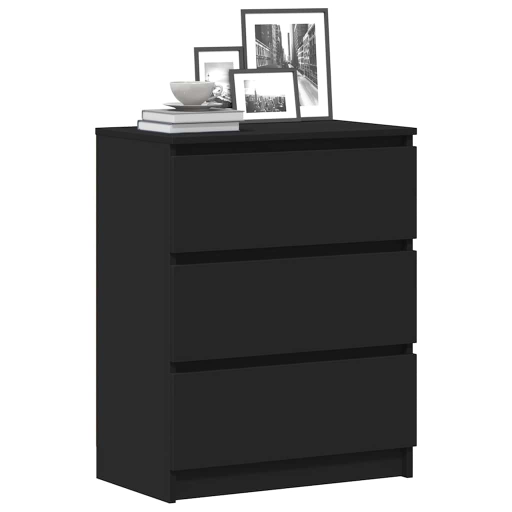 Sideboard Schwarz 60x35x76 cm Holzwerkstoff