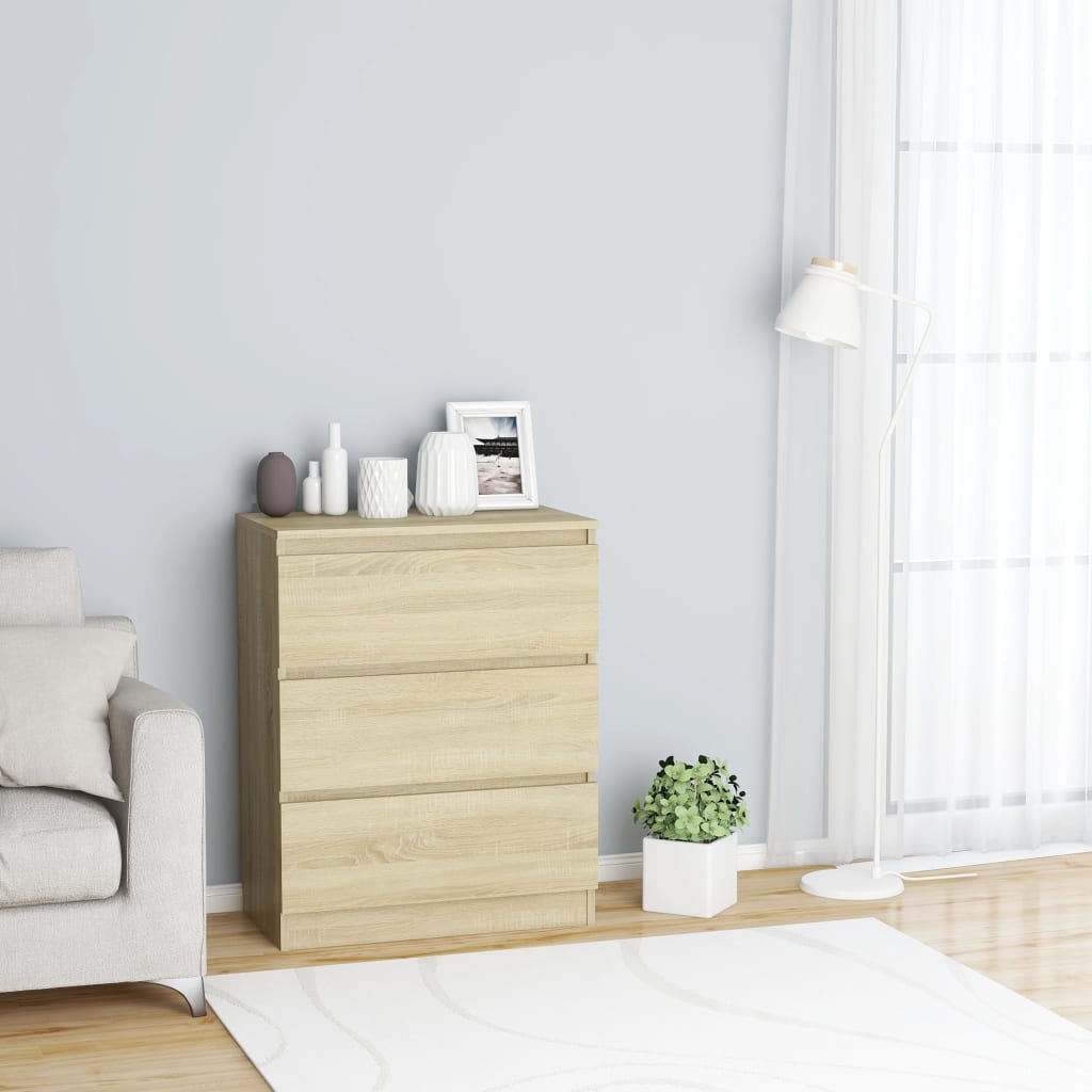 Skænk Sonoma eg 60x35x76 cm træmateriale