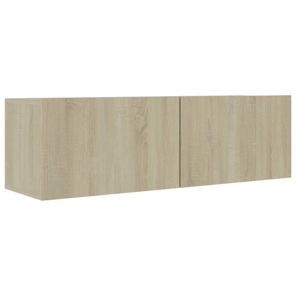 Tv-møbel Sonoma eg 100x30x30 cm træmateriale