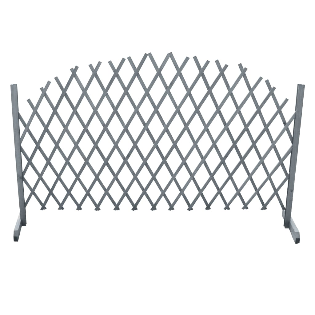 Rankgitter Massivholz Tanne 1,8x1 m Grau