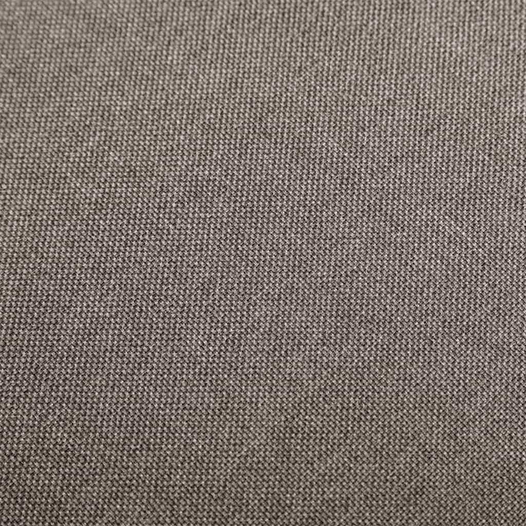 Barhocker 2 Stk. Taupe Stoff