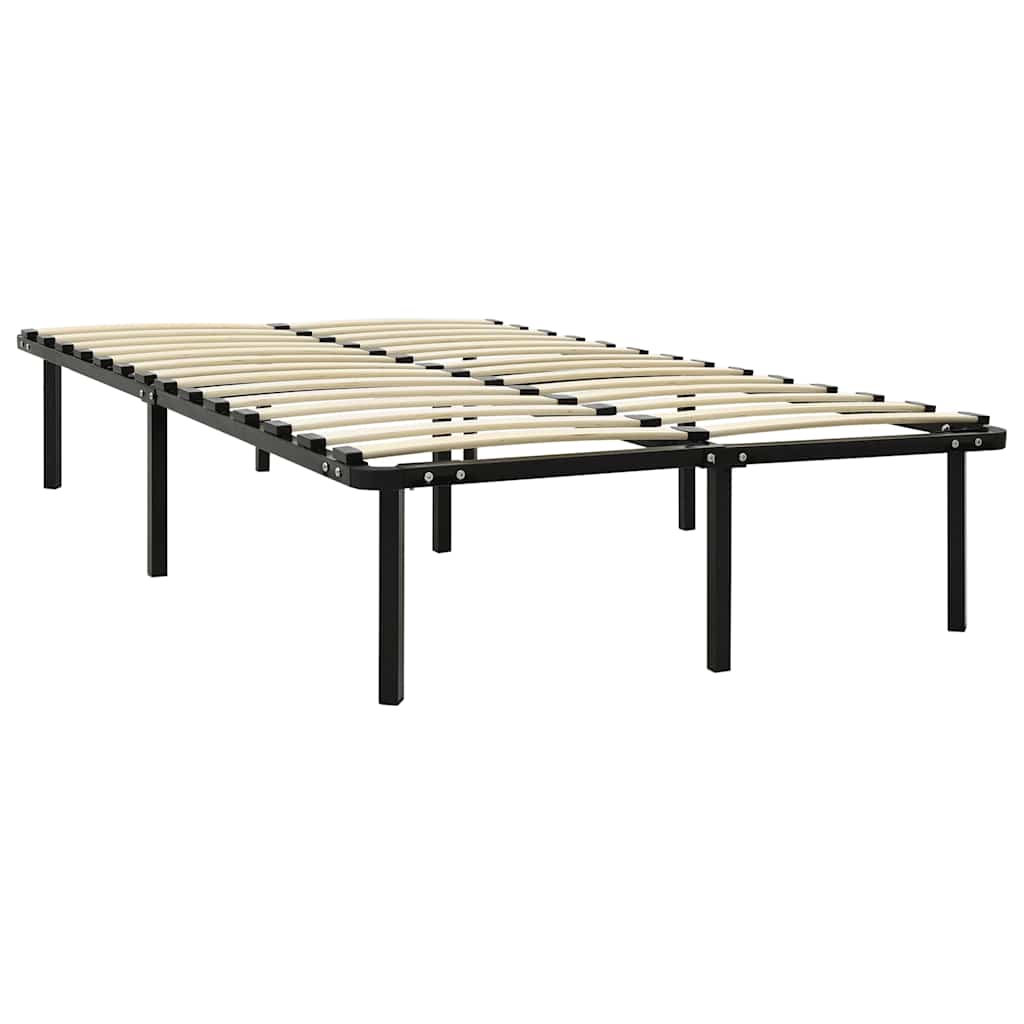 Bettgestell Schwarz Metall 160×200 cm