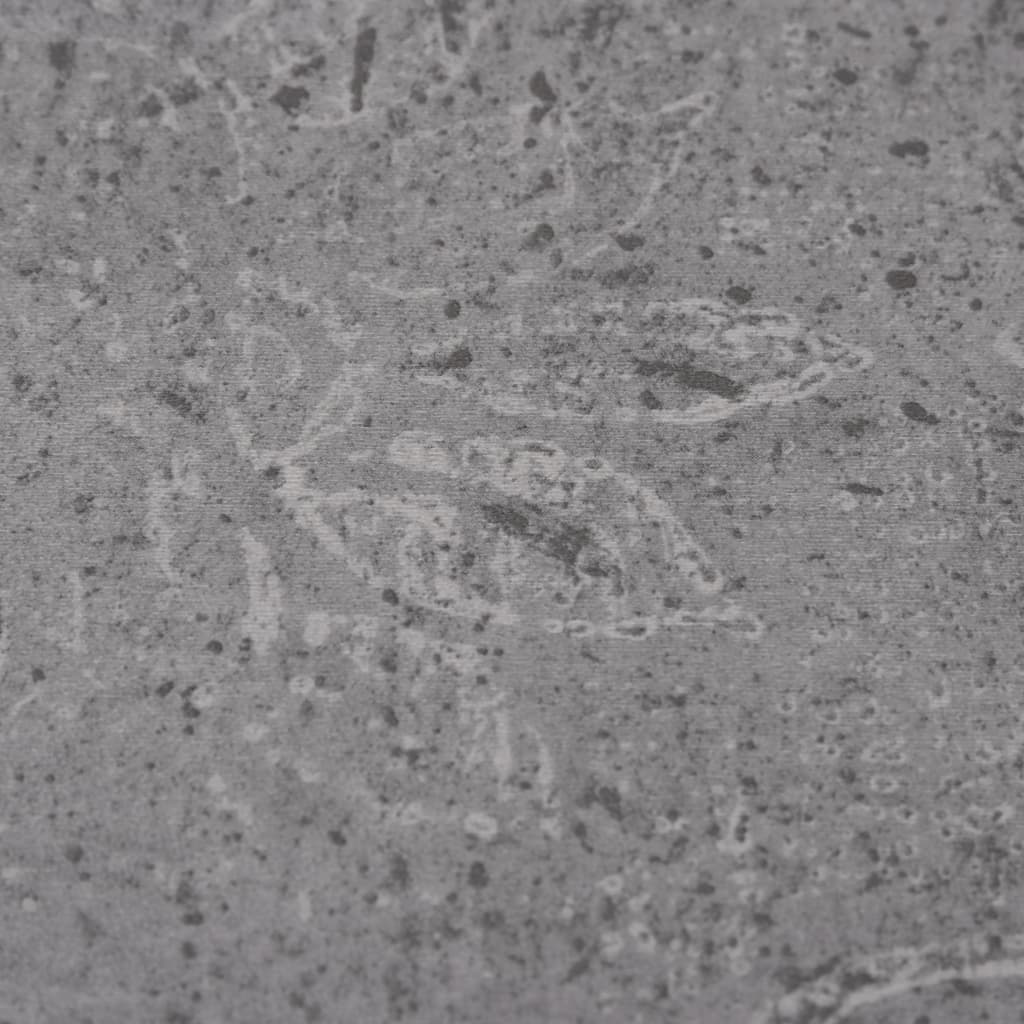 PVC fliser 5,02 m² 2 mm selvklæbende cementbrun