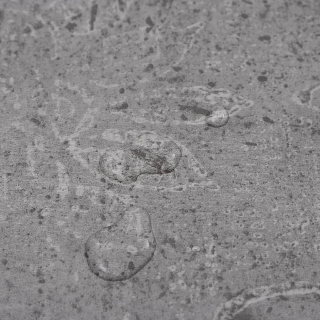 PVC fliser 5,02 m² 2 mm selvklæbende cementbrun