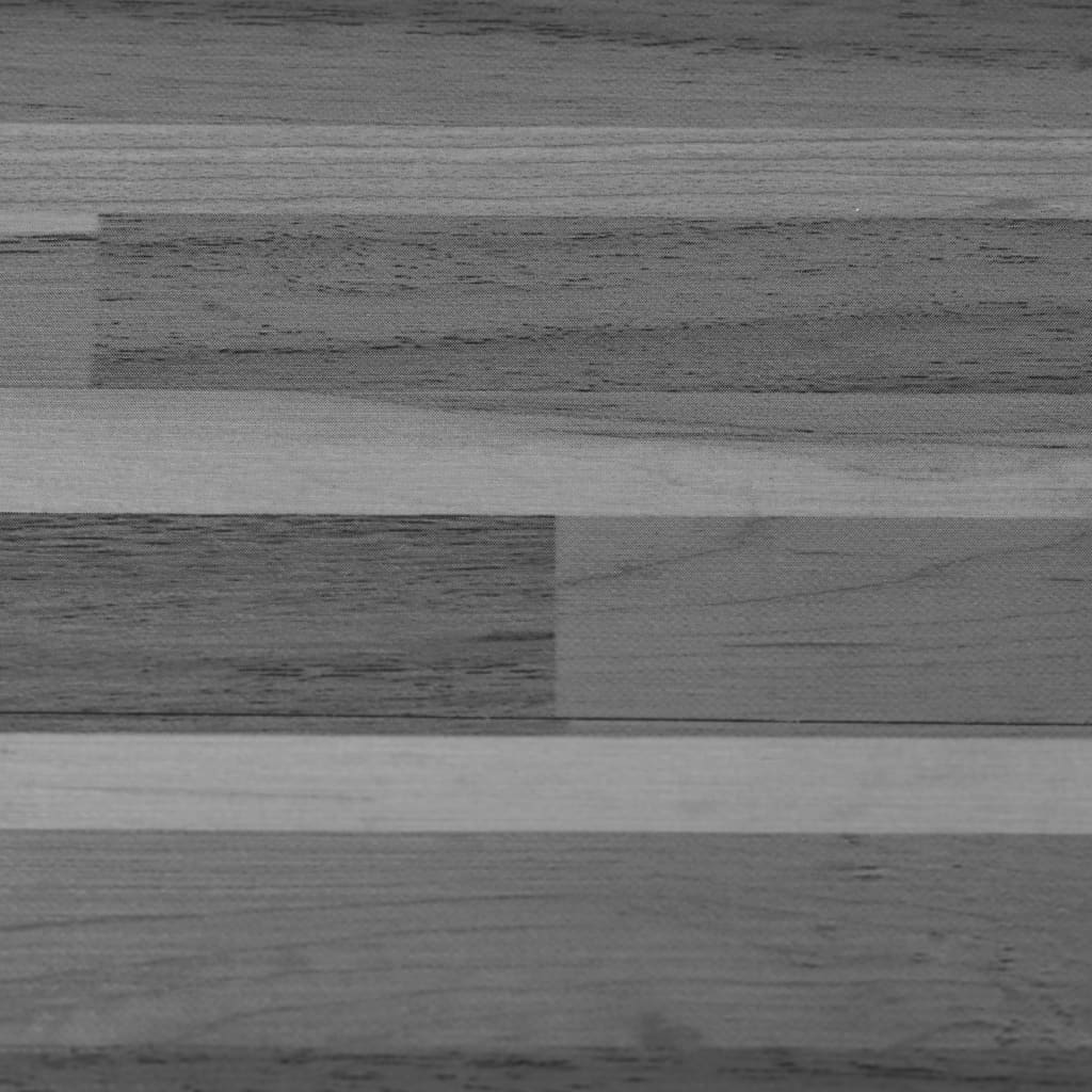 PVC laminat planker 5,02 m² 2 mm selvklæbende stribet grå
