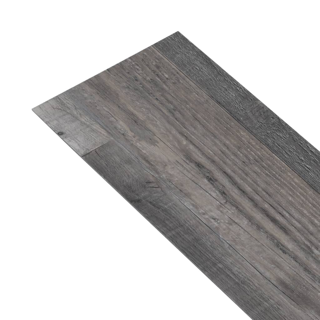 PVC-fliser 5,02 m² 2 mm Selvklæbende Industrielt trælook