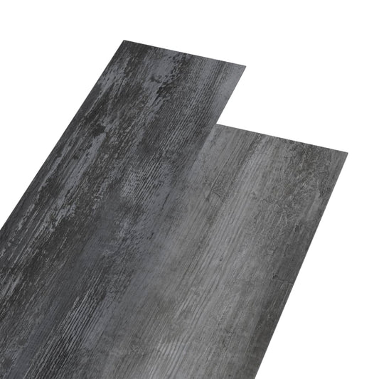 PVC Fliser 5,02 m² 2 mm Selvklæbende Blank Grå