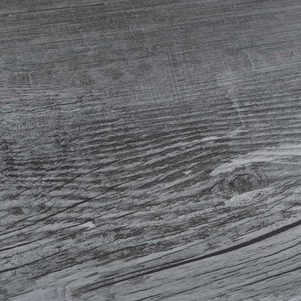 PVC Fliser 5,02 m² 2 mm Selvklæbende Blank Grå