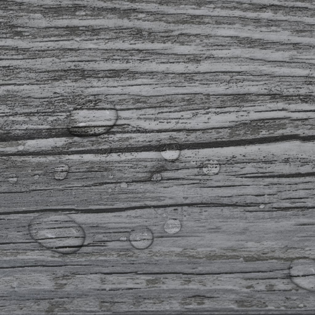 PVC Fliser 5,02 m² 2 mm Selvklæbende Blank Grå