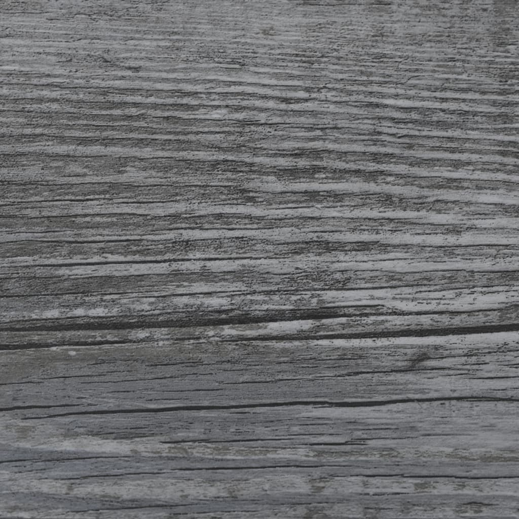 PVC Fliser 5,02 m² 2 mm Selvklæbende Blank Grå