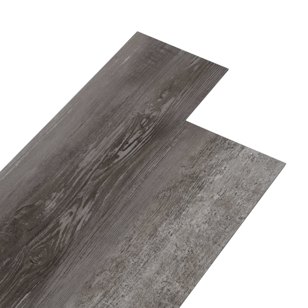 PVC laminat planker 5,02 m² 2 mm selvklæbende stribet træ