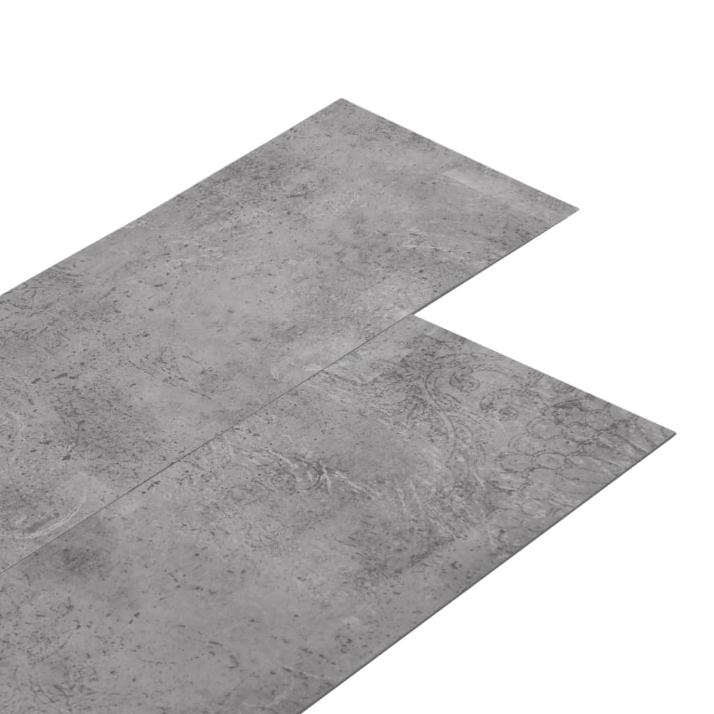 PVC Fliser Ikke-selvklæbende 5,26 m² 2 mm Cementbrun