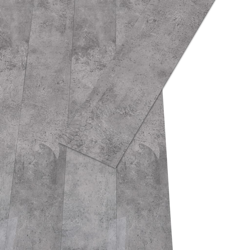 PVC Fliser Ikke-selvklæbende 5,26 m² 2 mm Cementbrun