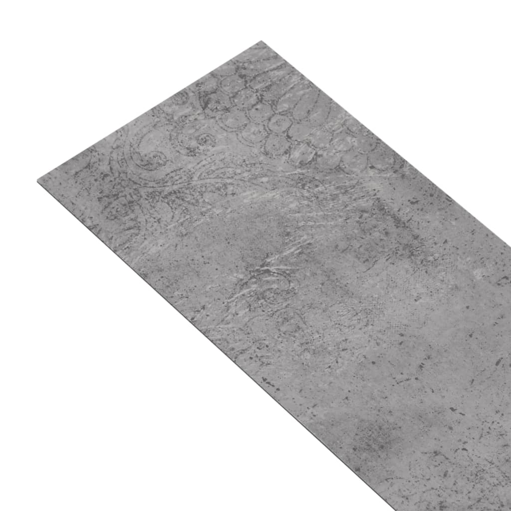 PVC Fliser Ikke-selvklæbende 5,26 m² 2 mm Cementbrun