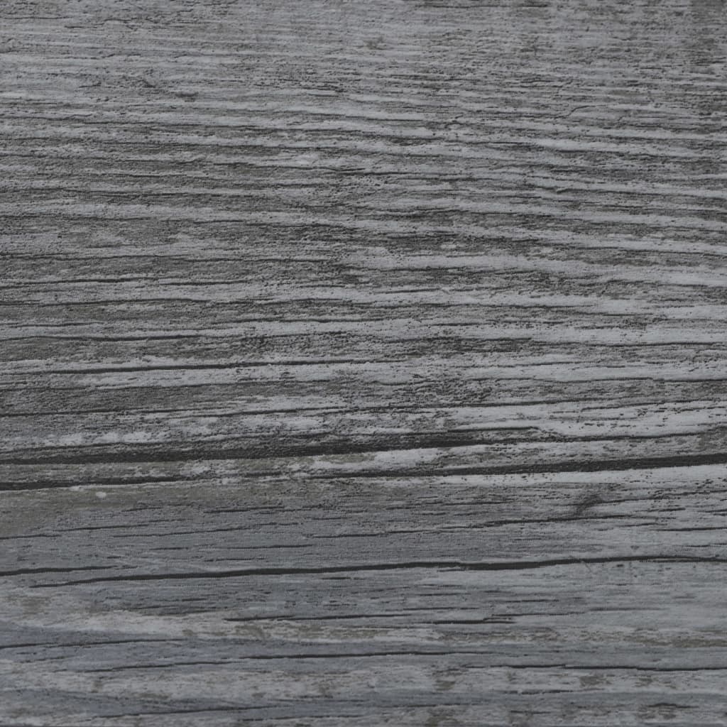 PVC-fliser ikke-selvklæbende 5,26 m² 2 mm blank grå