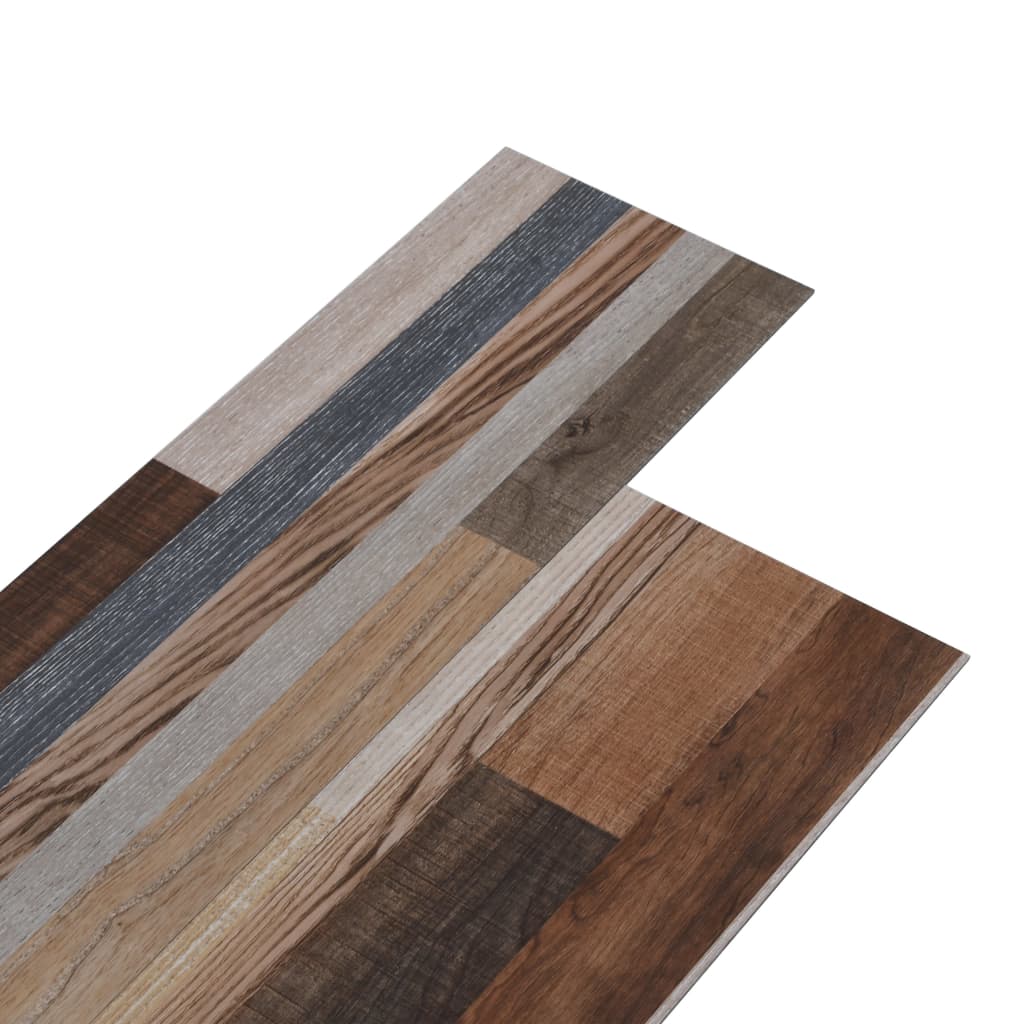 PVC laminat planker 4,46 m² 3 mm Selvklæbende Flerfarvet