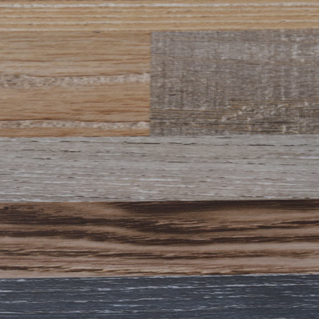 PVC laminat planker 4,46 m² 3 mm Selvklæbende Flerfarvet