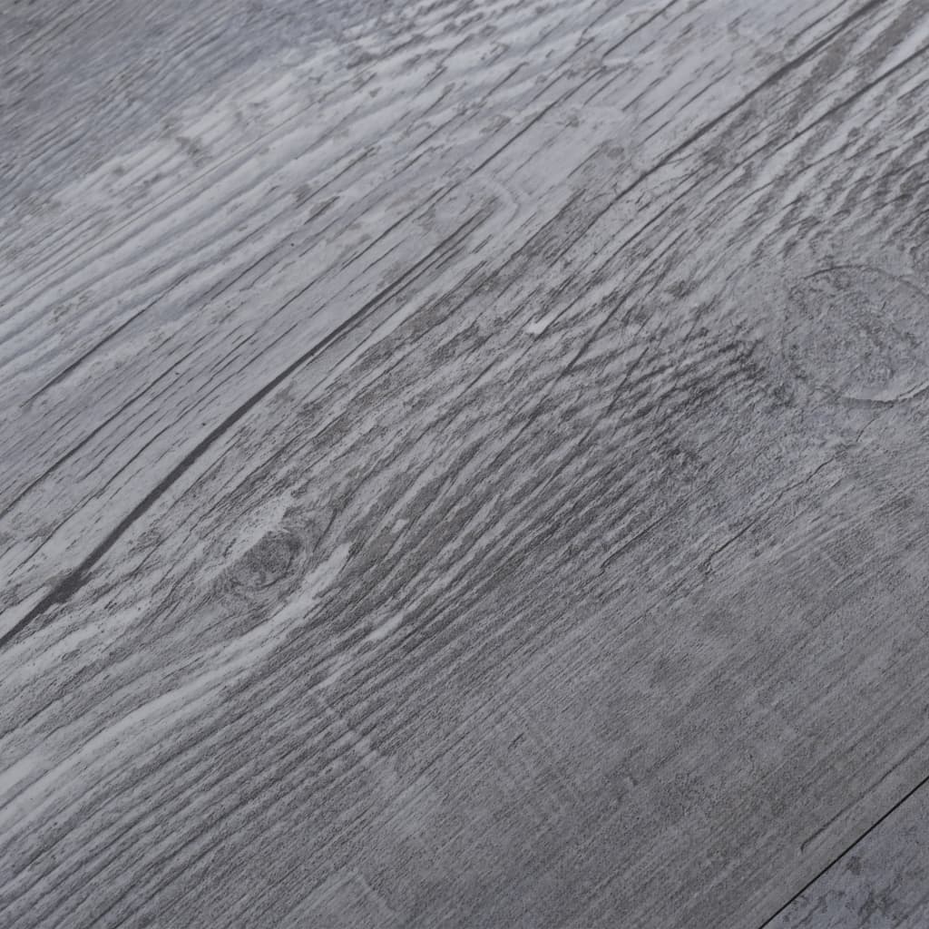 PVC Fliser 5,02 m² 2 mm Selvklæbende mat trægrå