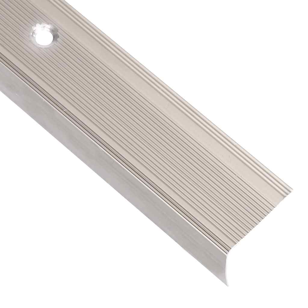 Trappenæseprofiler i L-form 5 stk. Aluminium 90cm Champagne