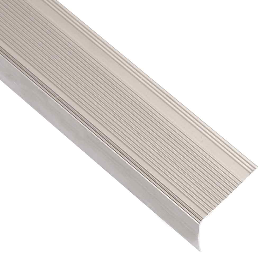 Trappenæseprofiler i L-form 5 stk. Aluminium 90cm Champagne