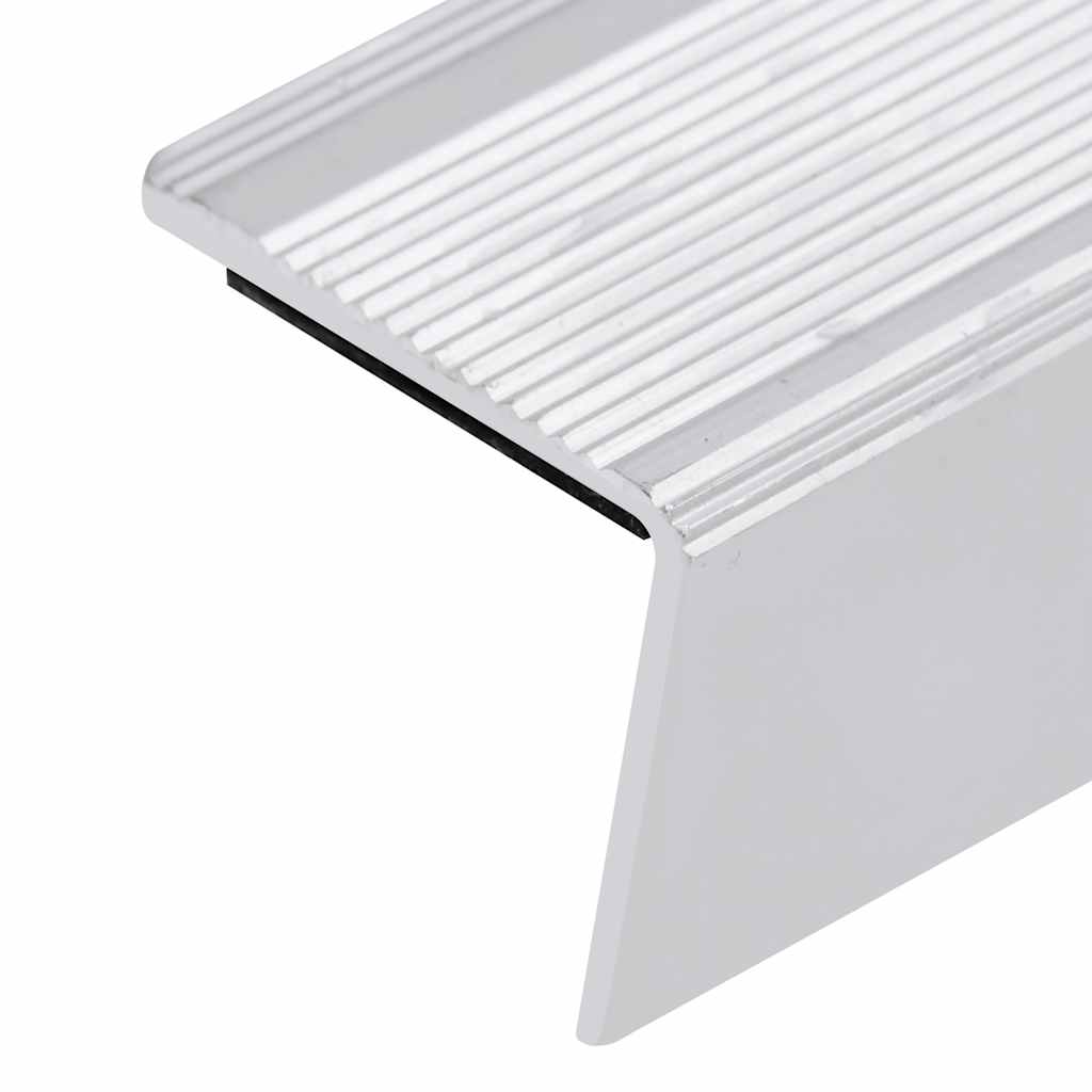 Trappekantprofiler i L-form 5 stk. Aluminium 100 cm Sølv