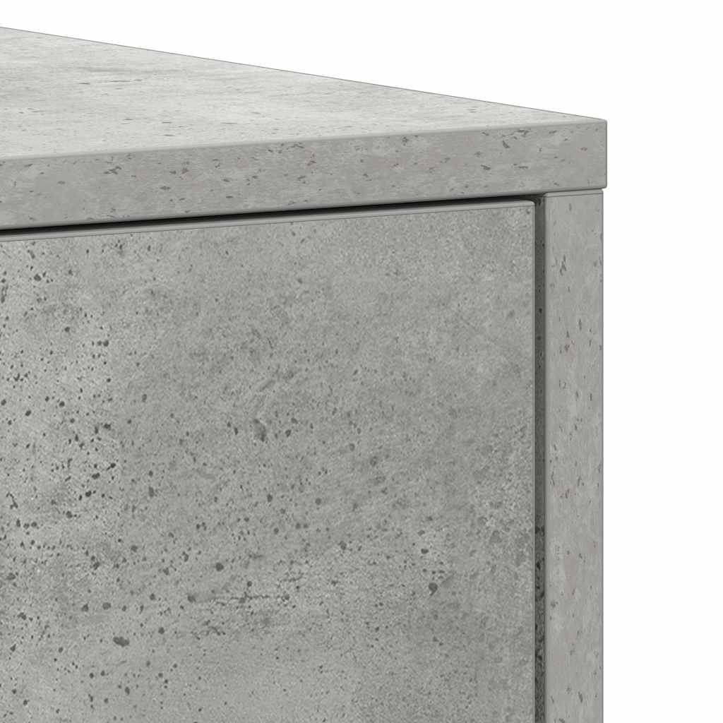 Badeværelsesskab Beton Grå 30x30x183,5 cm Træ Materiale