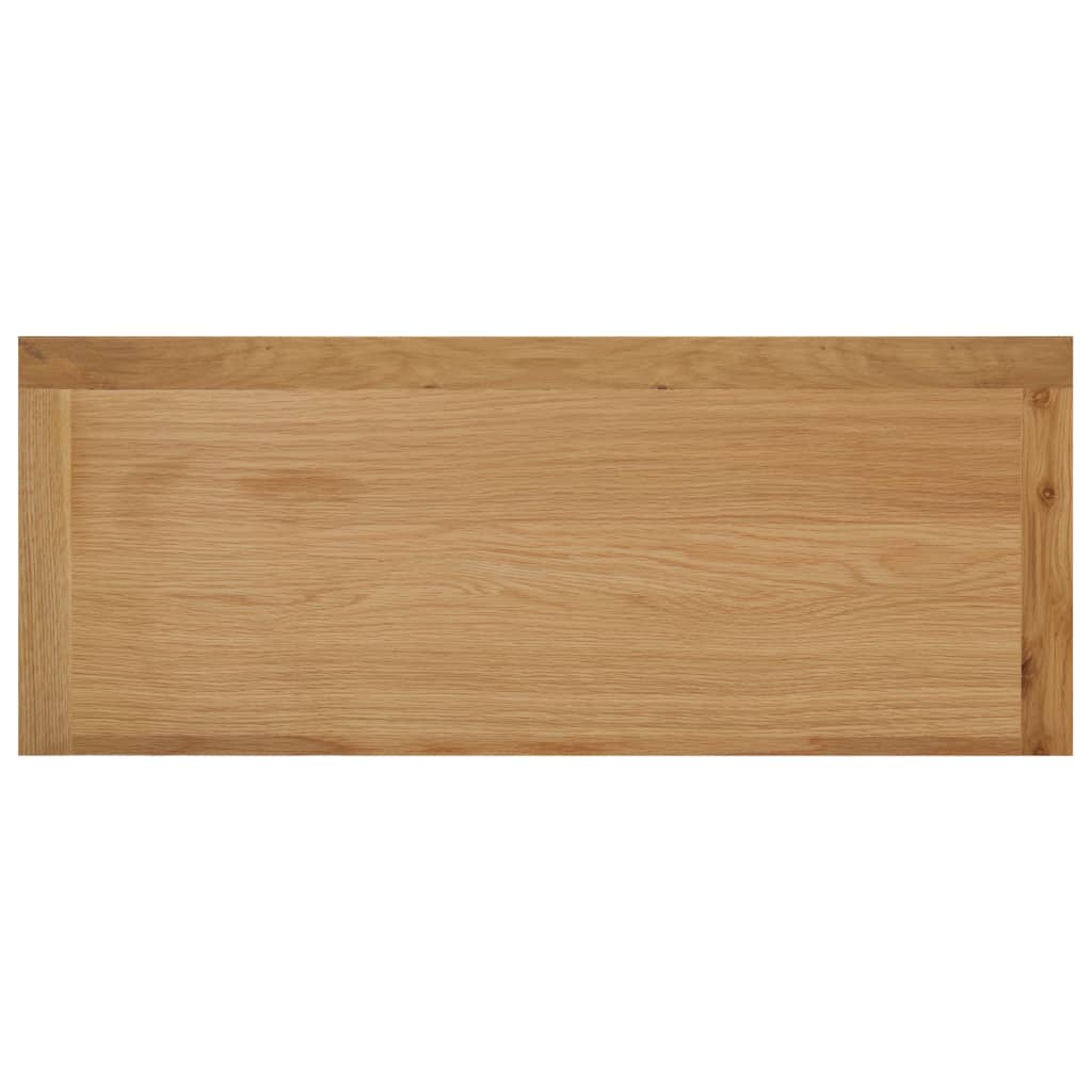 Weinschrank für 11 Flaschen 80 x 32 x 80 cm Eiche Massivholz