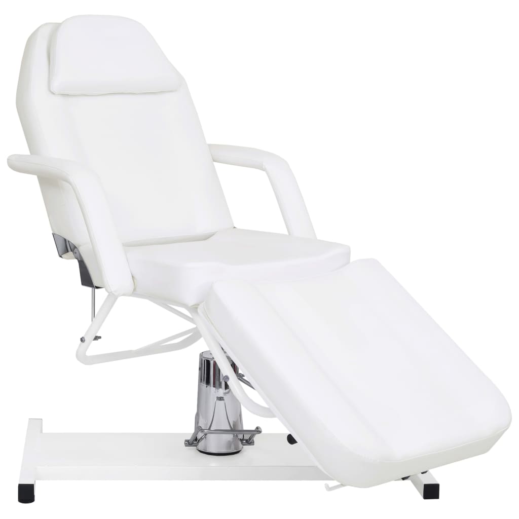 Massagebord Hvid 180x62x(87-112) cm