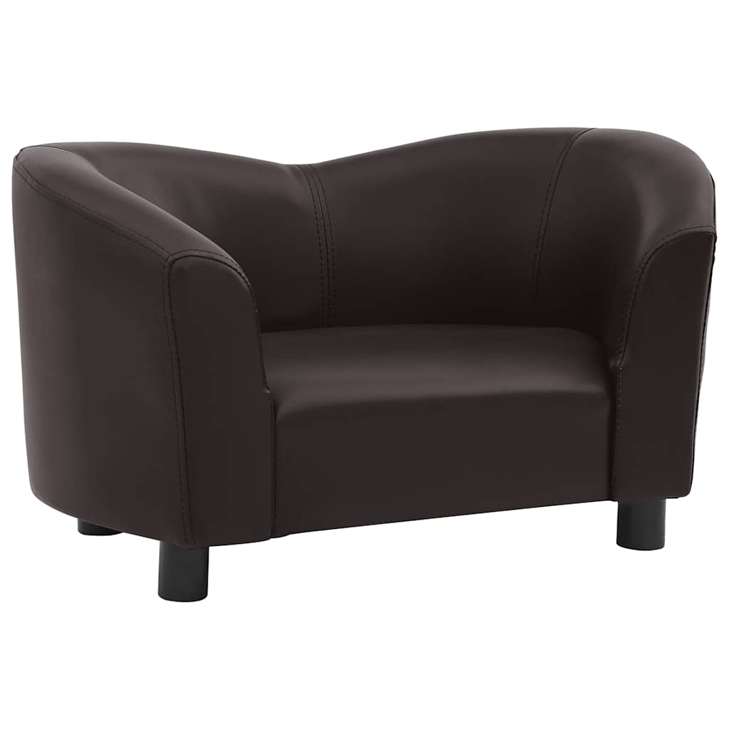 Hundesofa Brun 67x41x39 cm Kunstlæder