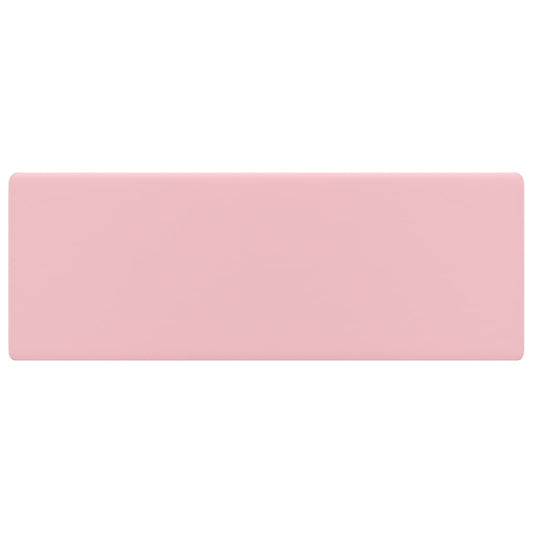 Luxus-Waschbecken Überlauf Quadratisch Matt Rosa 41x41 cm