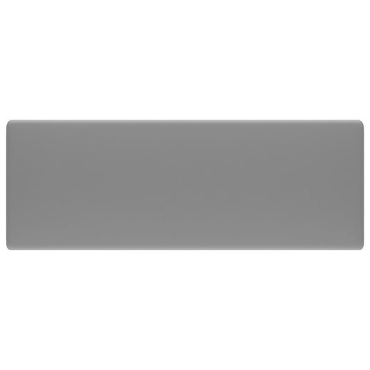 Luxus-Waschbecken Überlauf Quadratisch Matt Hellgrau 41x41 cm