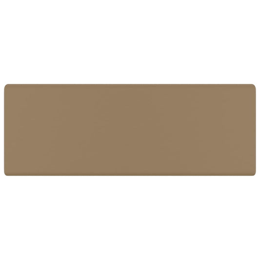 Luxus-Waschbecken Überlauf Quadratisch Matt Creme 41x41 cm