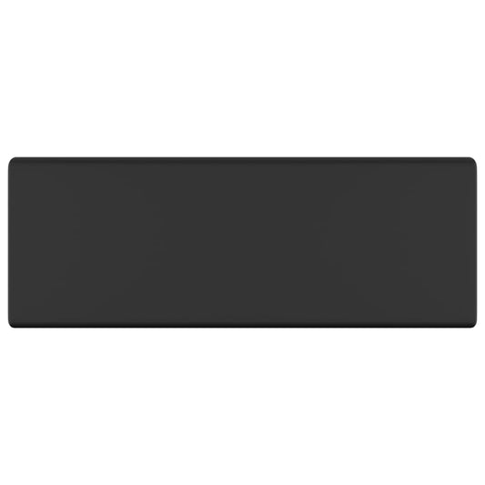 Luxus-Waschbecken Überlauf Quadratisch Matt Schwarz 41x41 cm