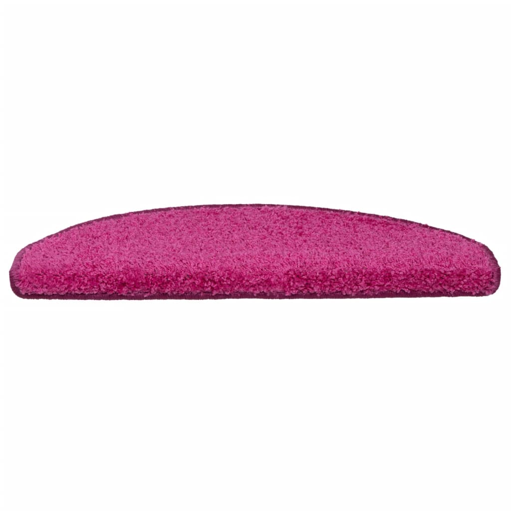 Stufenmatten 15 Stk. 65x21x4 cm Rosa Halbrund Groß