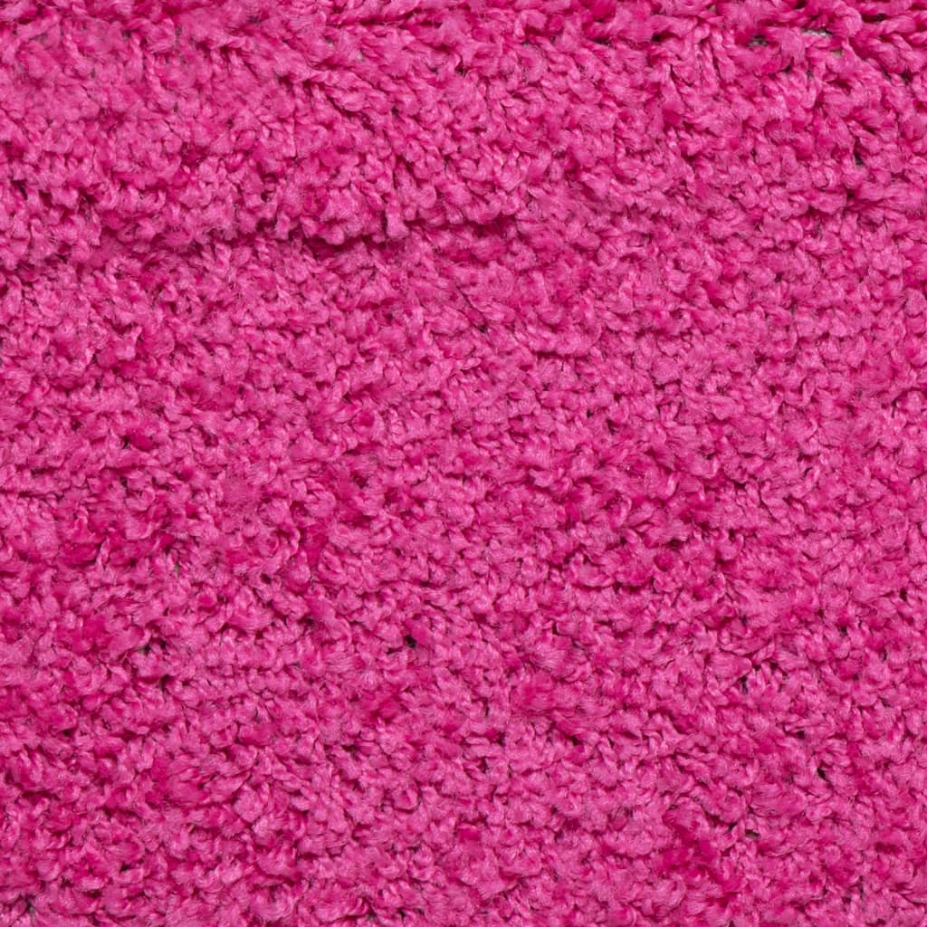 Stufenmatten 15 Stk. 65x21x4 cm Rosa Halbrund Groß