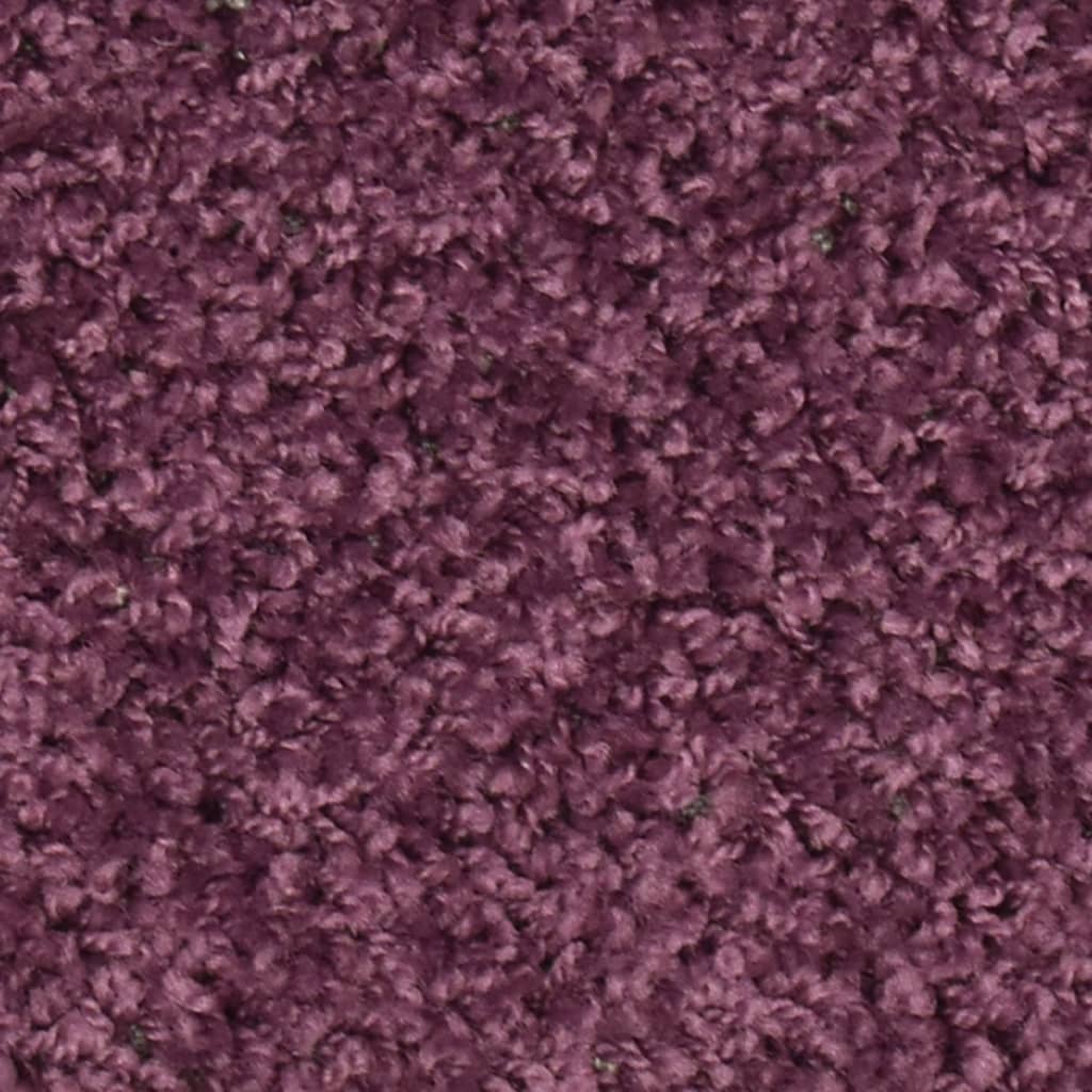 Stufenmatten 15 Stk. 56x17x3 cm Dunkelviolett Halbrund