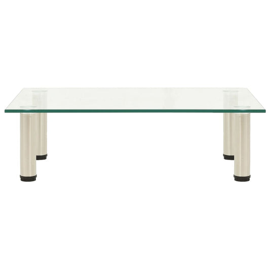 TV-Tisch 60x35x17 cm Transparentes Hartglas